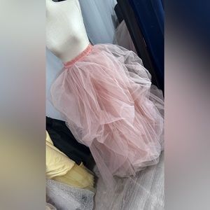 Blush Pink S, M tulle Skirt Photoshoot Skirt Formal Event Skirt Puffy Skirt